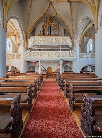 Gemeinde Unterdietfurt Landkreis Rottal-Inn Kirche Innen (Dirschl Johann) Deutschland PAN